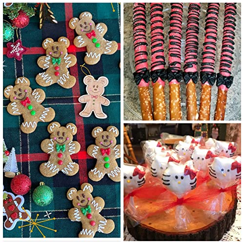 image for YunKo W0770 8 Mini Bows Silicone Fondant Molds Sugar Candy Cake Pop Bo