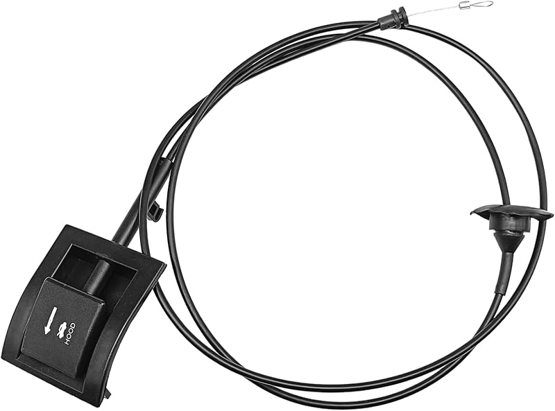 Cabo de abertura do capô Pleoos com puxador para Bronco, F150, F250, F350, F-Super Duty, F53 e F59 – 1 unidade