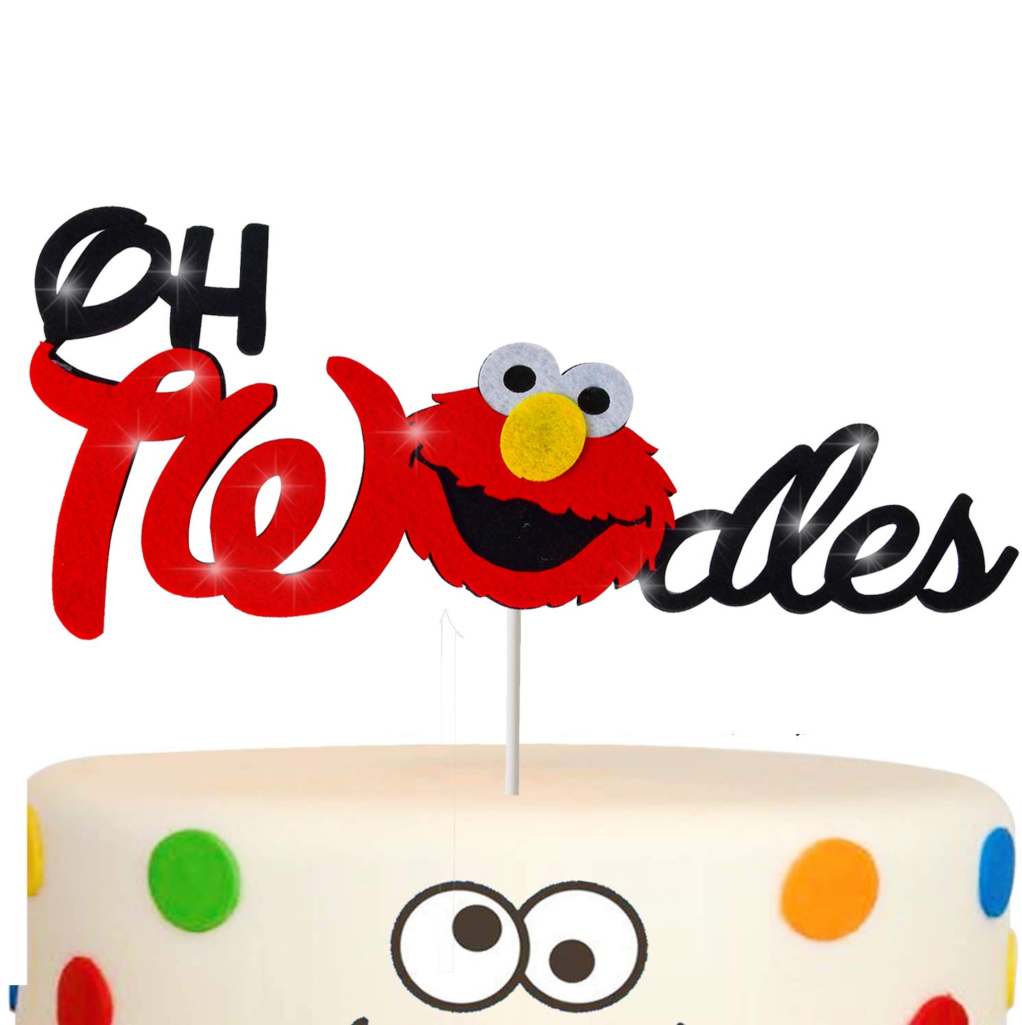 Buy Sesame 2nd Birthday Elmo Cake Topper Oh Twodle Cake Topper Sesame