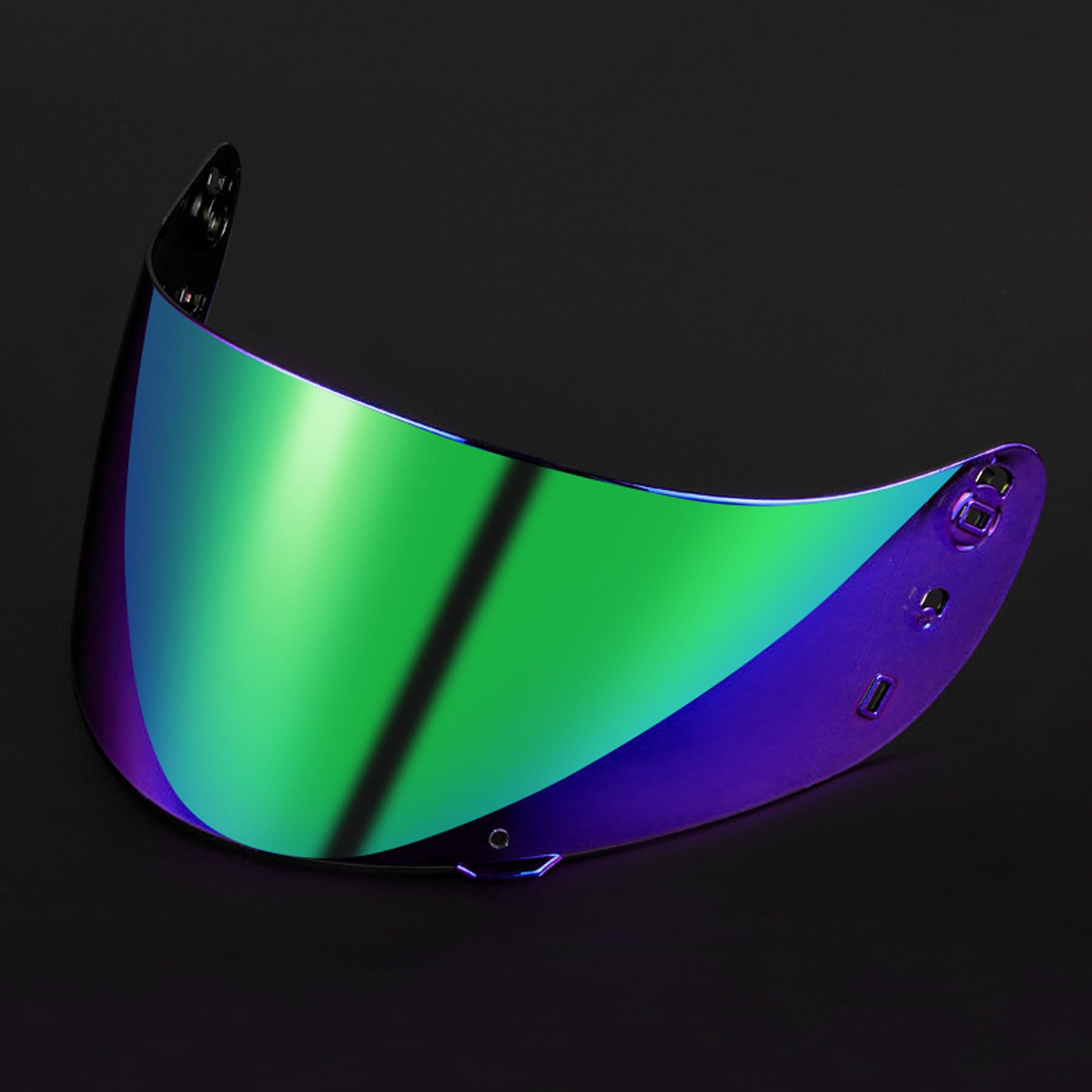 ICON IC04 Airframe Pro Airmada Airform Motorcycle Helmet Shield Uv Protection Motorcycle Visor Lens Helmets Accessories (Gradient Green)