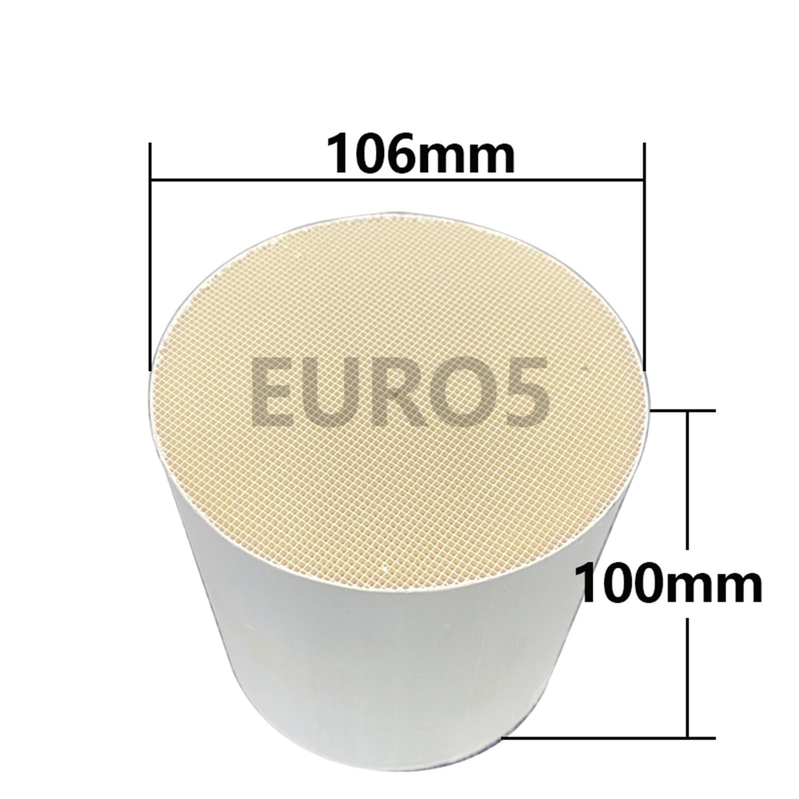katalizator samochodowy Uniwersalny ceramiczny katalizator 106 * 100 mm pasujący do silników benzynowych z normą Euro 4, 5, 6, Hyundai Accent 2012 | 106-100mm euro5