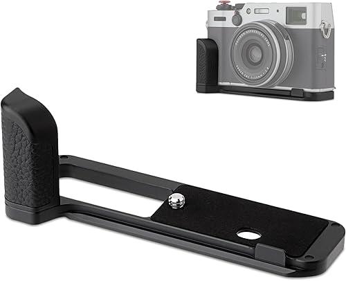 Miniatura 3 de Haoge HG-X100V Placa de liberación rápida Soporte de cámara Soporte de mano para Fujifilm Fuji X100V X100F Cámara Fit Arca Swiss Sunwayfoto Kirk RRS