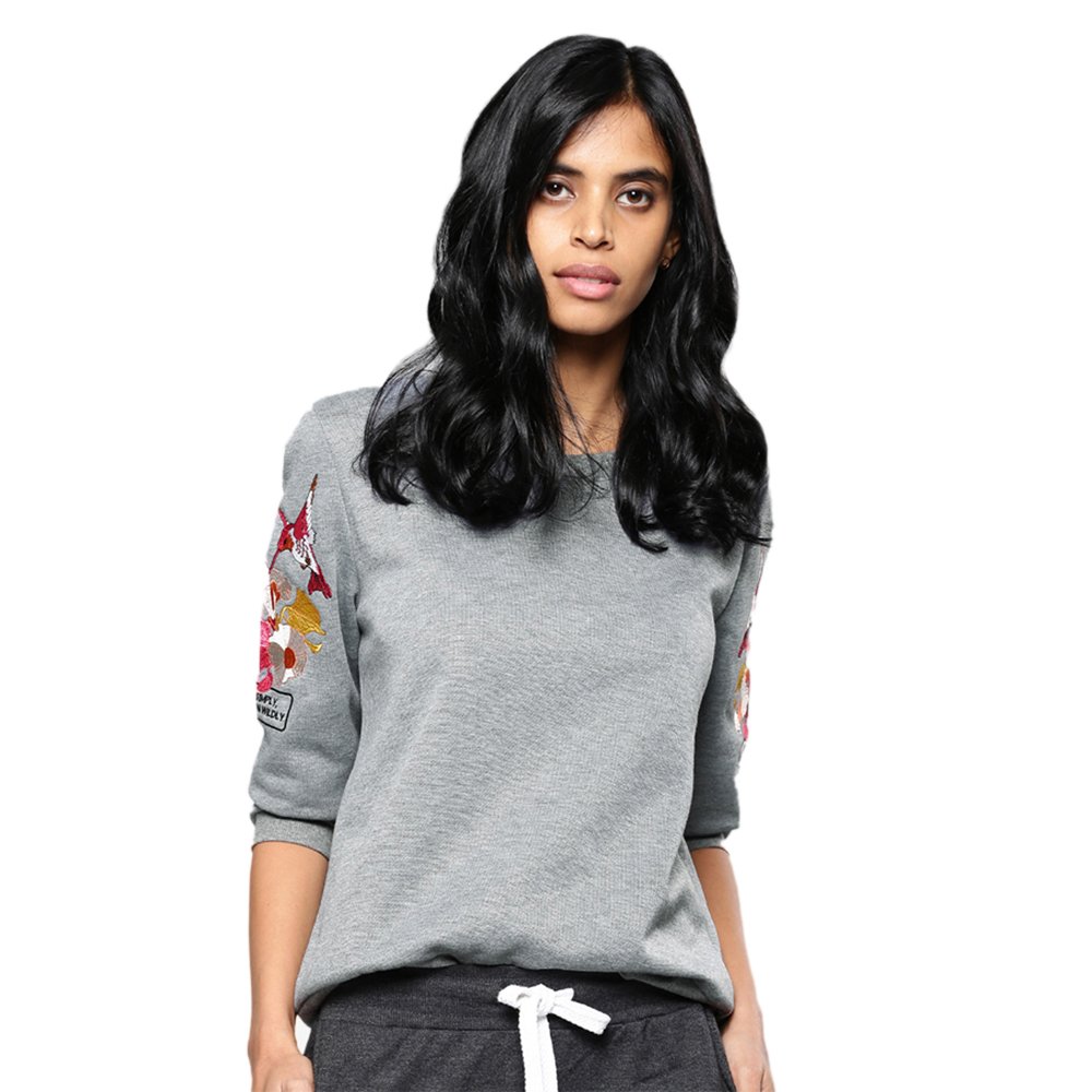 NUSH by Anushka SharmaWomen's Synthetic Sweatshirt