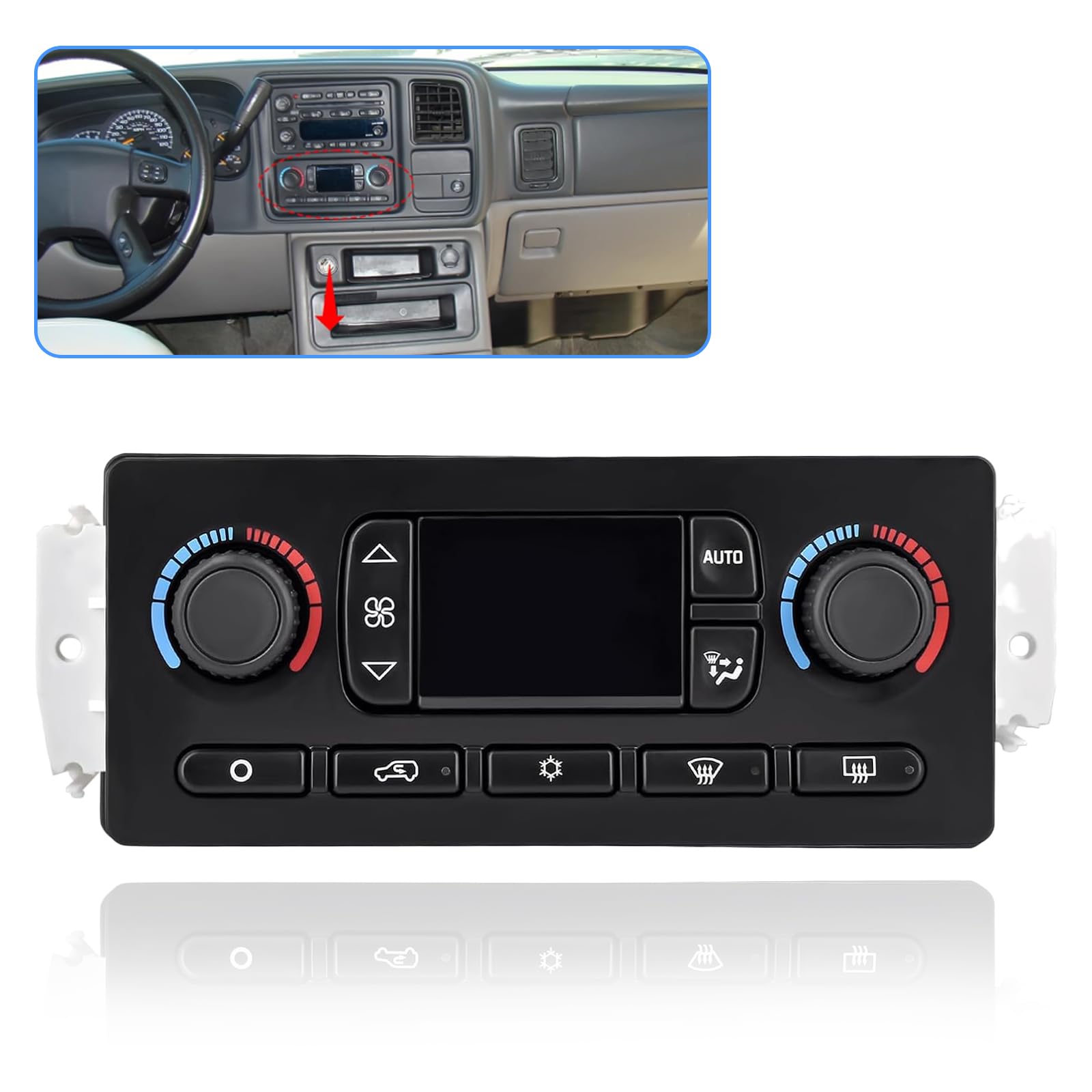 Photo 1 of 599-211XD Climate Control Module Compatible with 2003-2006 Chevrolet Silverado Avalanche Suburban Tahoe, G-MC Yukon Envoy Sierra, Cadillac Escalade A/C Heater Climate Control Panel Replace 10367041