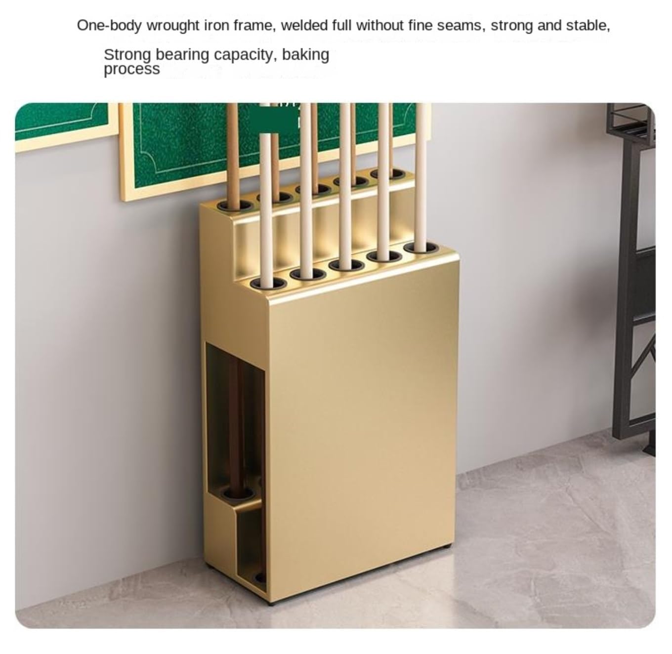 Aufbewahrung Ständer Golf Club Rack for 10 Clubs Lagerung Boden Display Home Office Golfschlager