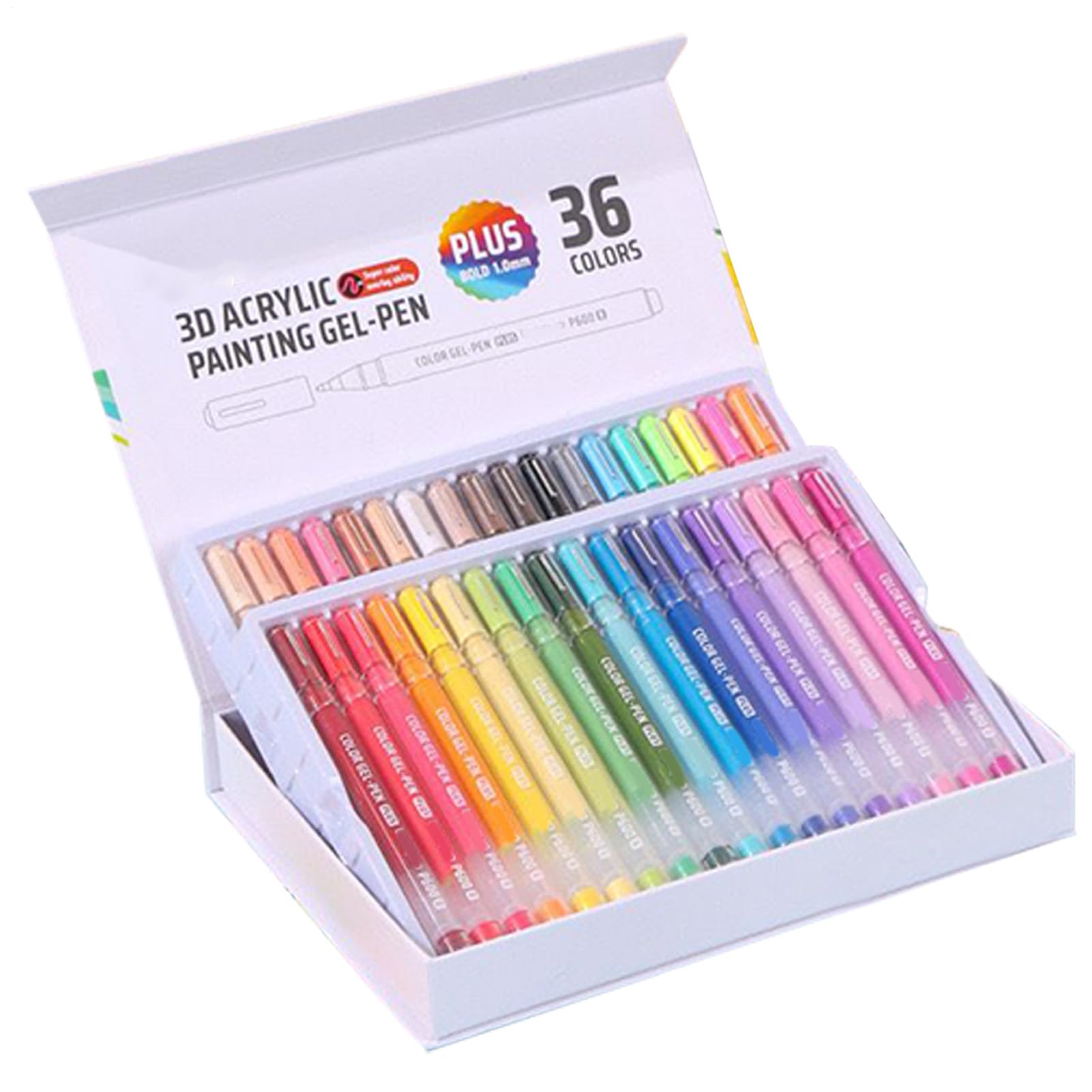Stylos Gel Acrylique Pointe Fine 1.0 mm