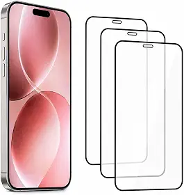 kit 3 Películas Vidro Premium para iPhone 11 13 14 15 16 17 Todos os Modelos
