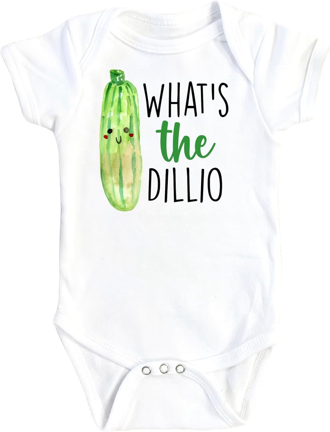 Pickle Dillio - Baby Boy Girl Clothes Infant Bodysuit Funny Cute Newborn