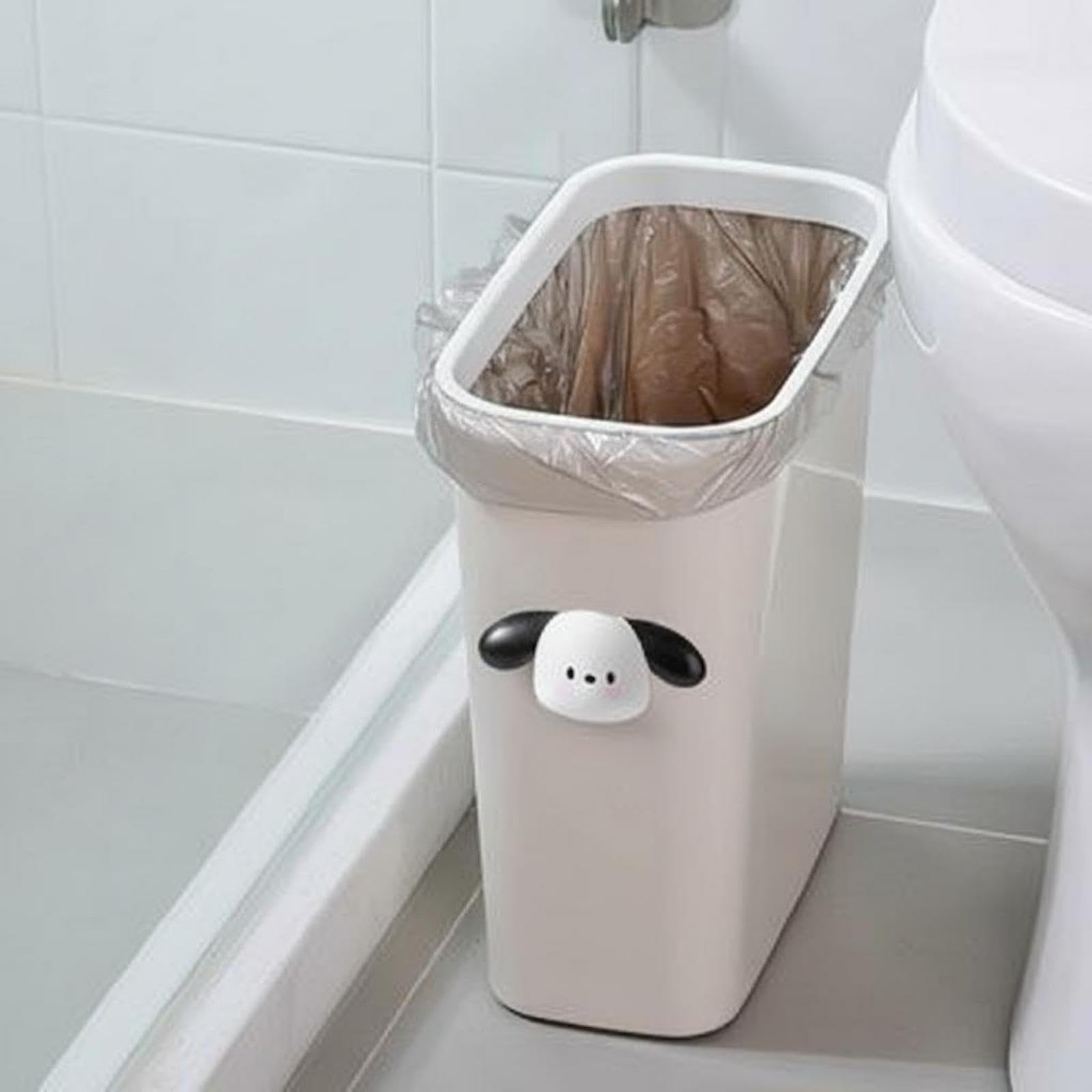 Trash Can, Rectangular Waste Bin, Space Saving, Bathroom, Kitchen Apricot Puppy Style|Home & Garden|Furniture|Sofas, Loveseats & Chaises