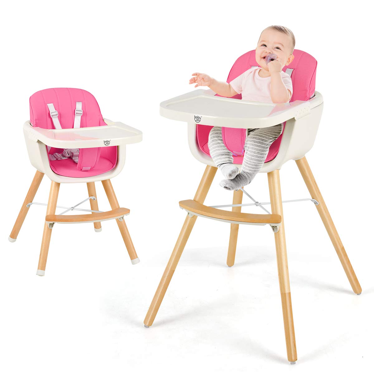 portable booster seat with tray