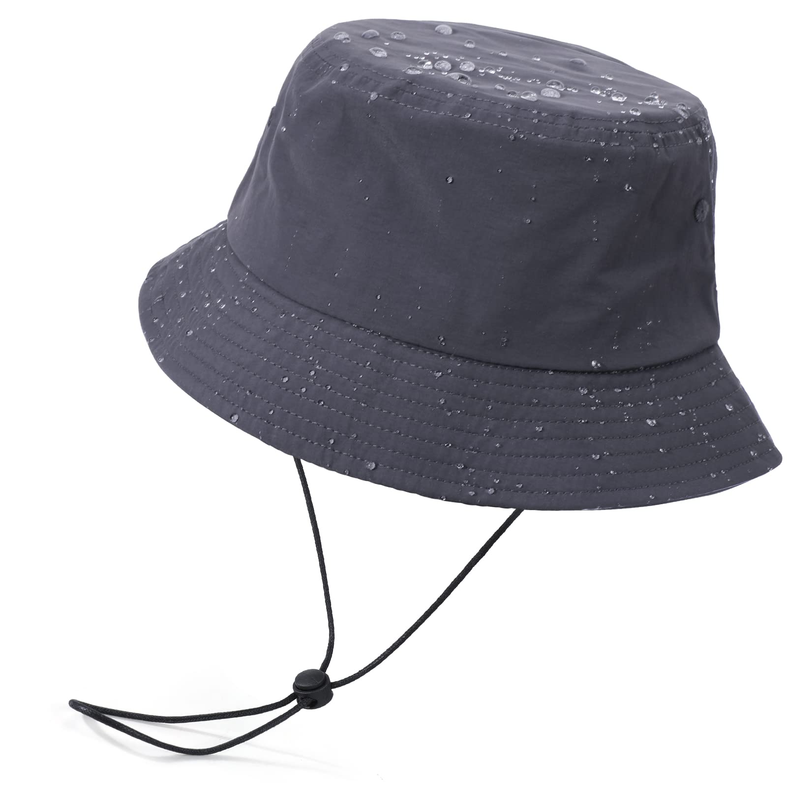 TAGVO Gorra de Pescador Impermeable Sombrero de Sol Plegable Sombrero de Sol al Aire Libre Mujer Sombrero de Verano Visor 56-64CM