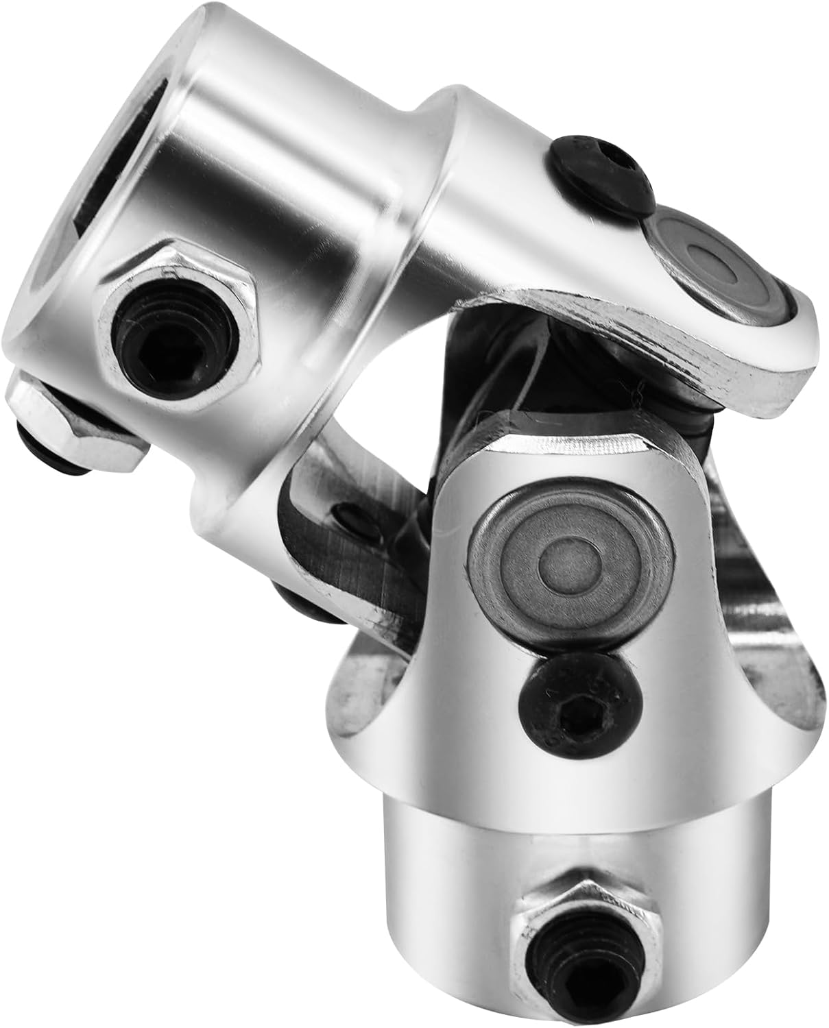 3/4" -30 Spline X 3/4" DD Chrome Steering Universal Joint Single U Joint Shaft