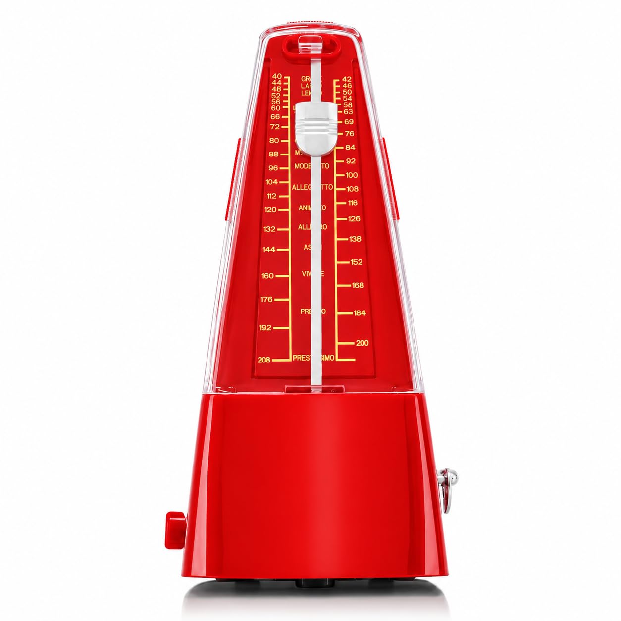 Perlman Traditional Wind Up Mechanical Metronome for Piano Guitar Bass Drum Violin and Other Musical Instruments (Black) — Amazon image 9