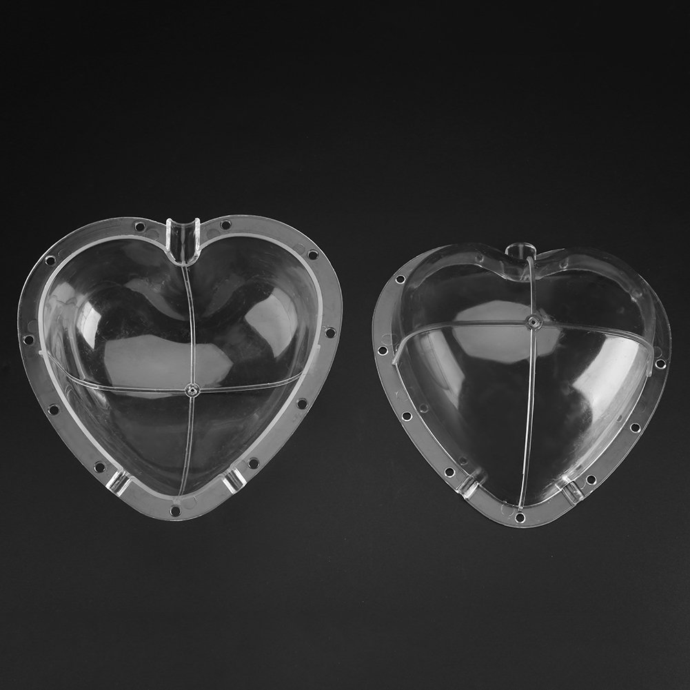 cuadrado en forma de corazón sandía calabaza moldeo para dar forma jardín fruta crecimiento herramienta de formación Material PE transparente (Heart Shaped)