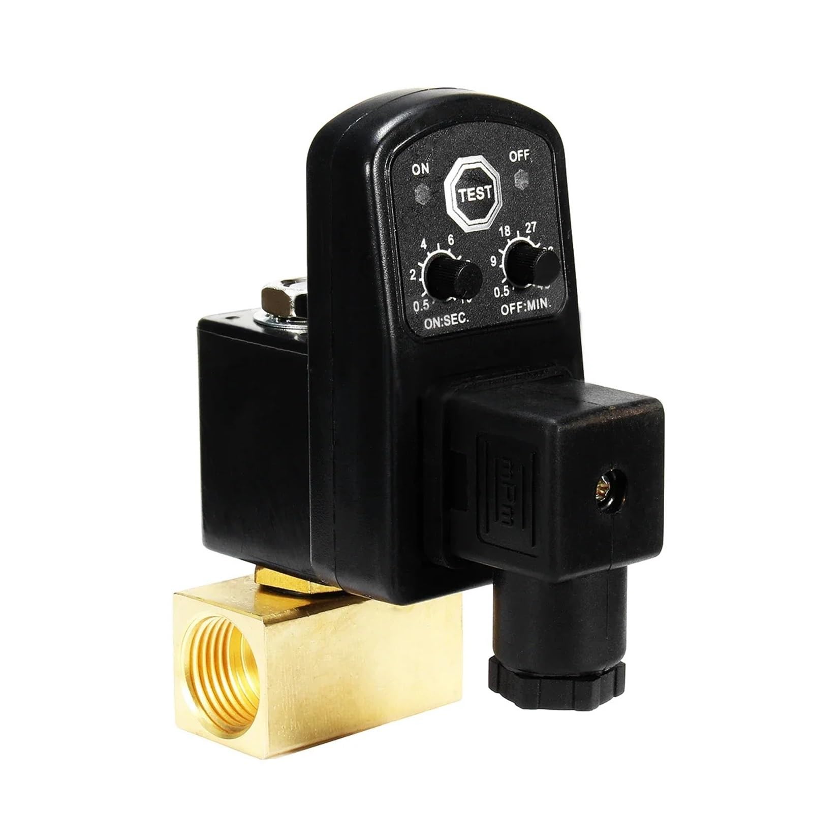 Válvula de drenaje de 1/2" con temporizador electrónico for compresor de aire, tanque de gas, válvulas de drenaje automáticas de 2 vías for filtros y cilindros de aire.(AC110V)
