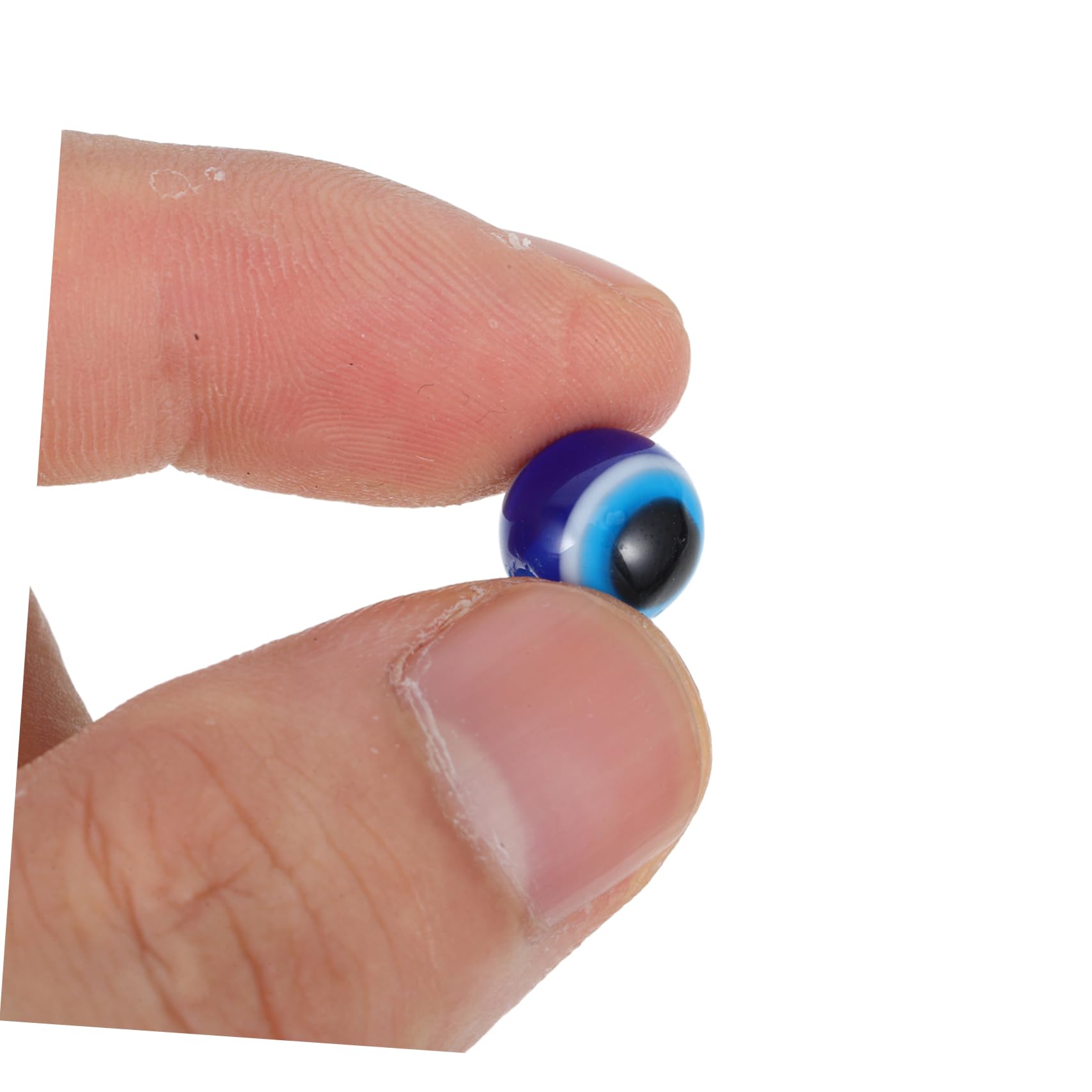 SHINEOFI 600stücke Blaues Augen-design Resin Runde Spacer Perlen Für Armbänder Und Bastelprojekte Für Kreative Schmuckherstellung Und Heimdekoration