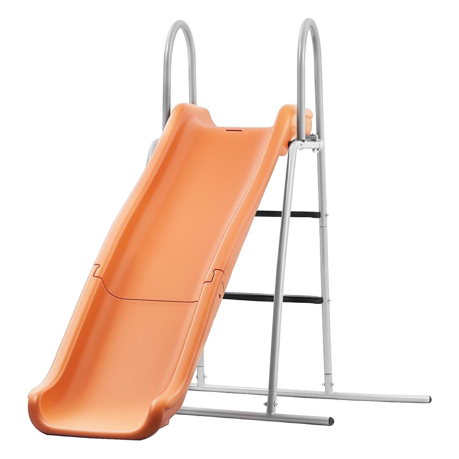 VEVOR Wasserrutsche Freistehend 165 cm Gartenrutsche für Kinder, Poolrutsche mit Integriertem, Verstellbarem Sprinkler, Kletterleiter und Bodenschutzmatte, Kinderrutsche aus Metall und Kunststoff