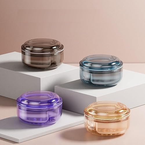 Miniatura 3 de Caja de 1 pieza para prótesis dental, caja de baño de 3 capas, caja de baño para dentaduras postizas, caja de almacenamiento de dientes falsos, taza