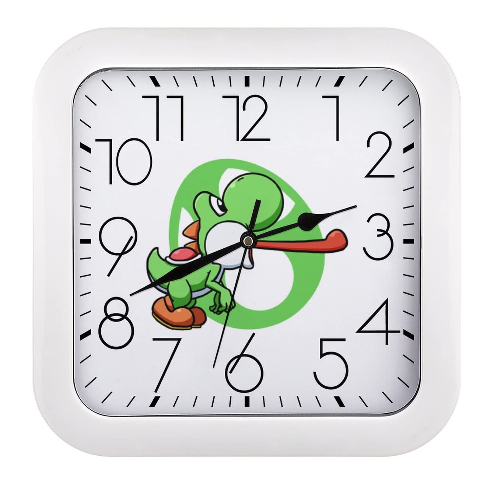 Amazon.co.jp: ヨッシー 掛け時計 静音 連続秒針 壁掛け時計 掛時計