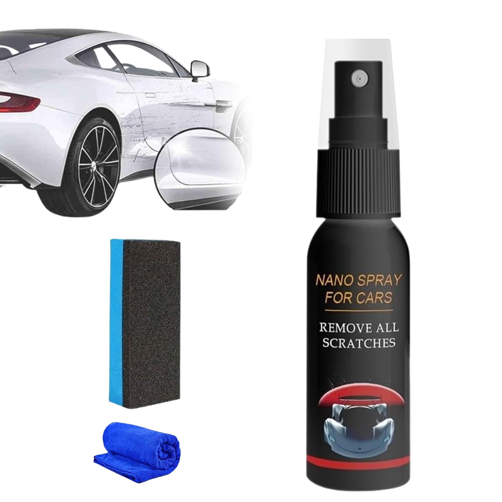 Sovtay 1Pcs Nano Car Spray, Nano Scratch Remover, Scratch Repair, Car Scratch Repair Nano Spray (1Pcs)