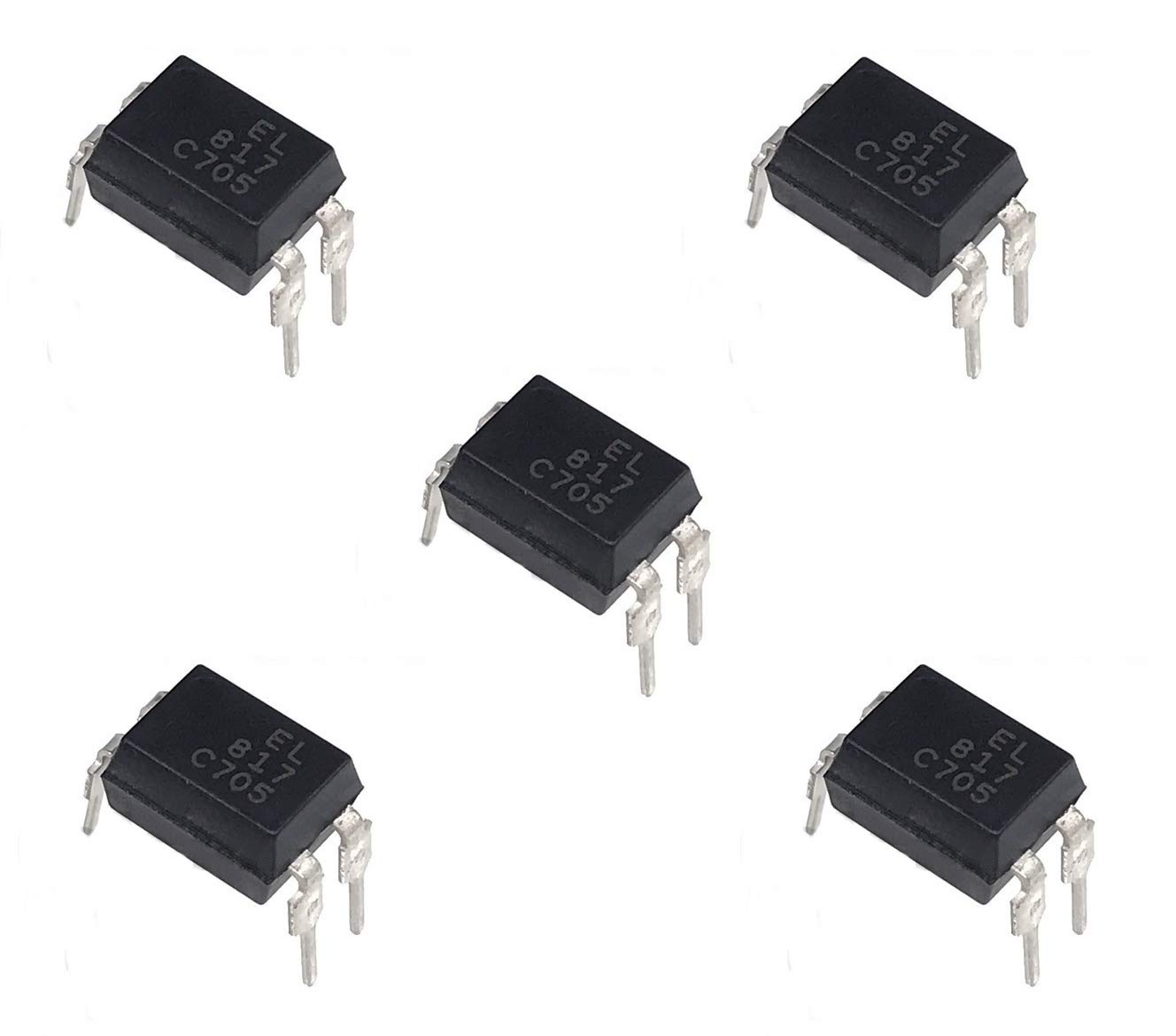 e4u EL817 Evelight Phototransistor Photocoupler IC DIP-4 Package - 5 Pieces