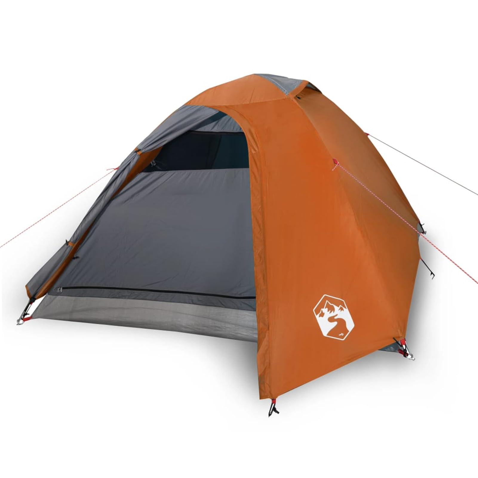 Gecheer Tenda da Campeggio a Cupola 3 Persone Arancione Impermeabile,Tenda,Campeggio,Spiaggia,Tenda per Famiglia Tende da Campeggio Pop-Up Tenda Stand-up Tenda per 2 Persone Tenda Portatile,P94333