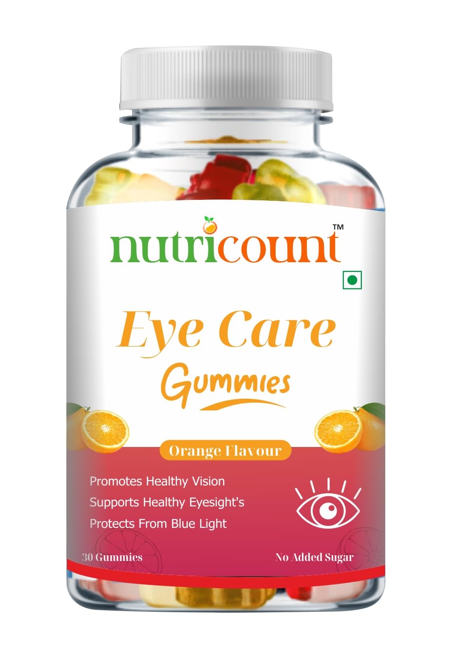 NUTRICOUNT Eye Care Gummies for All Orange Flavour Lutein and Zeaxanthin Gummies with Lycopene Vitamin A C & E to Support Eye Health (30 Count (Pack of 1) (B0D6NCQB49) Amazon Price History, Amazon Price Tracker