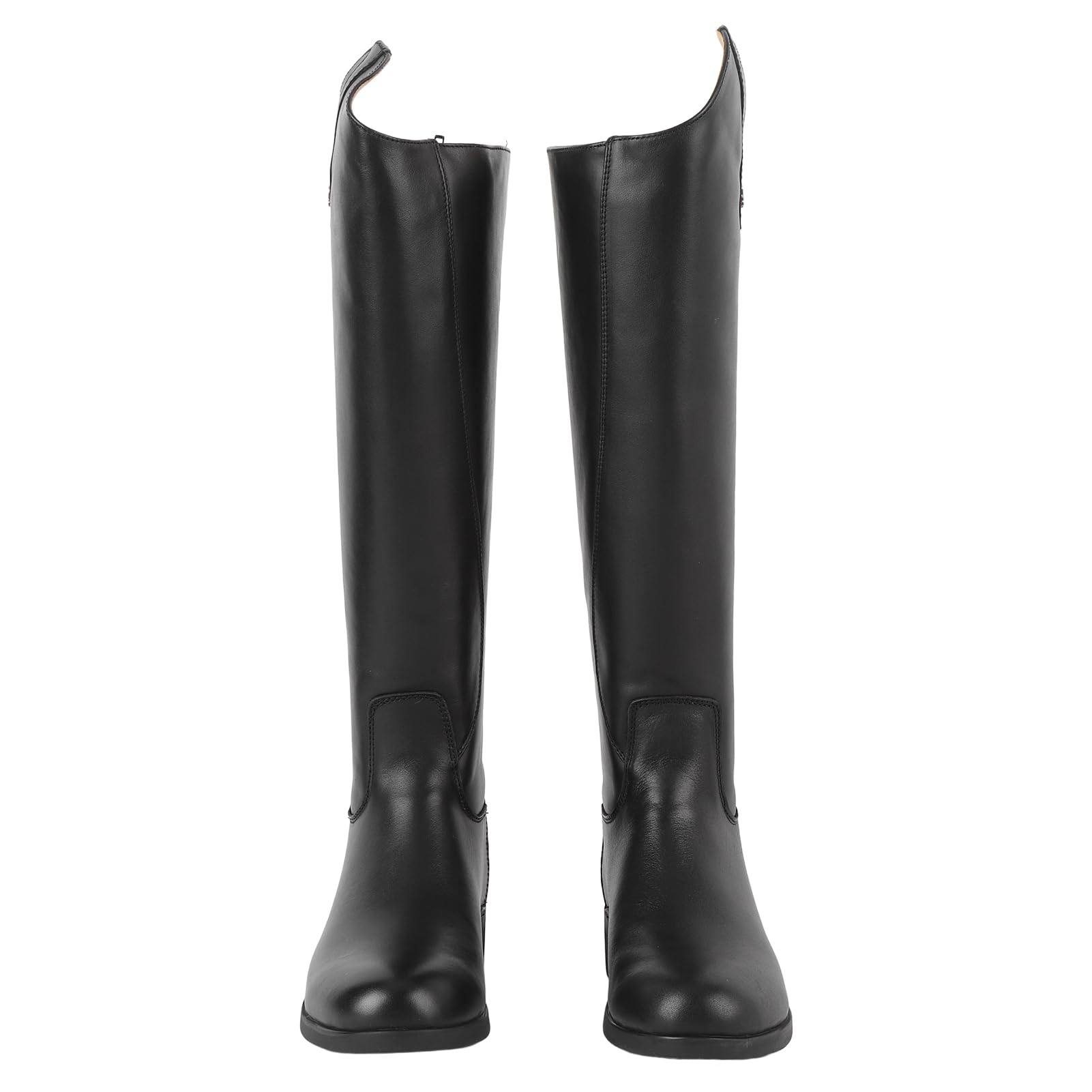 RiToEasysports Botas Altas de Montar, Botas Ecuestres Unisex para Uso Diario con Cremallera Trasera de Cuero EVA