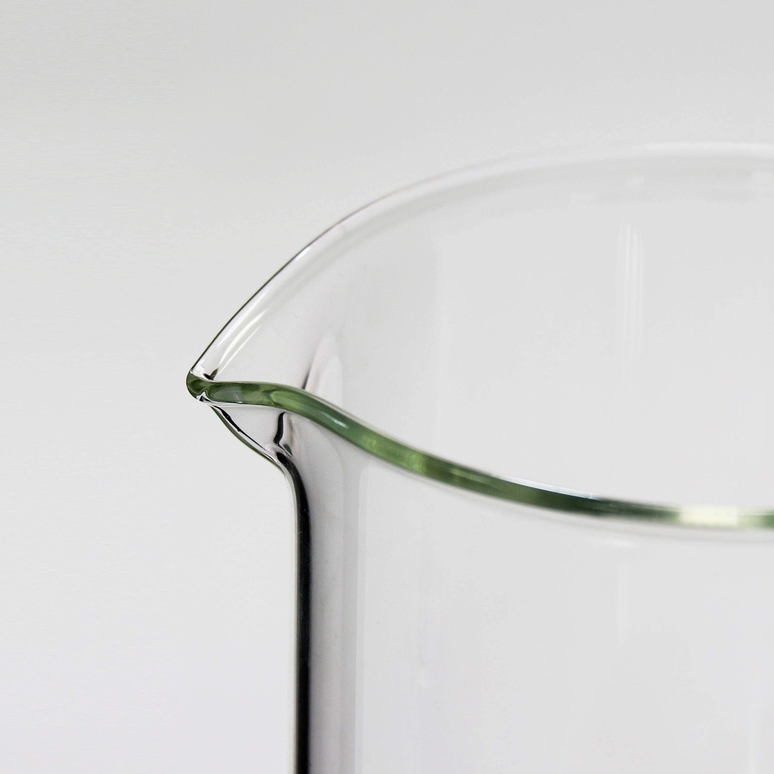 ULAB 6 Stück Glas Berker 500ml, Borosilikatglas Becher mit Graduierung, Glasbecher Set für Labor, Küche, Schule UBG1038