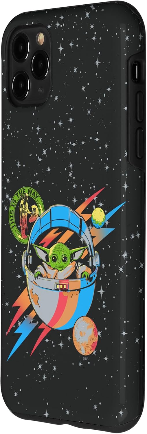 iPhone 11 Pro Max Star Wars The Mandalorian Grogu The Child Galactic Vintage Case