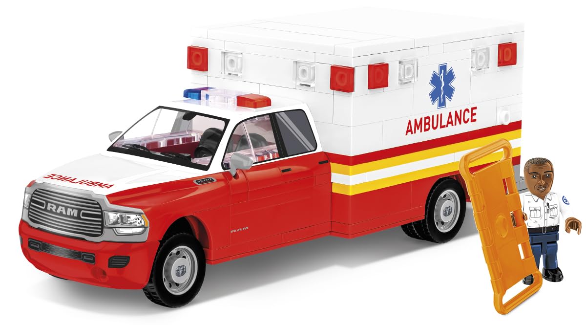 COBI Set Costruzione Ambulanza 1:35, 311 Pezzi, da 6 Anni