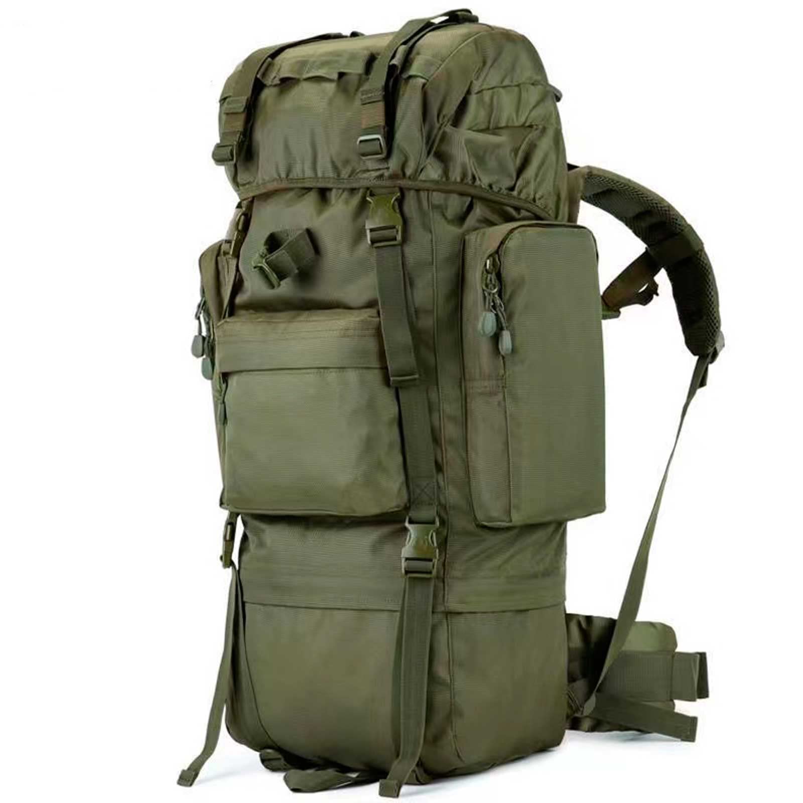 Plecak outdoorowy 70 l, 100 l, wodoodporny, lekki, podróżny, duży plecak, plecak, na kemping, trekking, wędkowanie dla mężczyzn i kobiet, sport, górskie wycieczki, jazda na rowerze, solidny i trwały