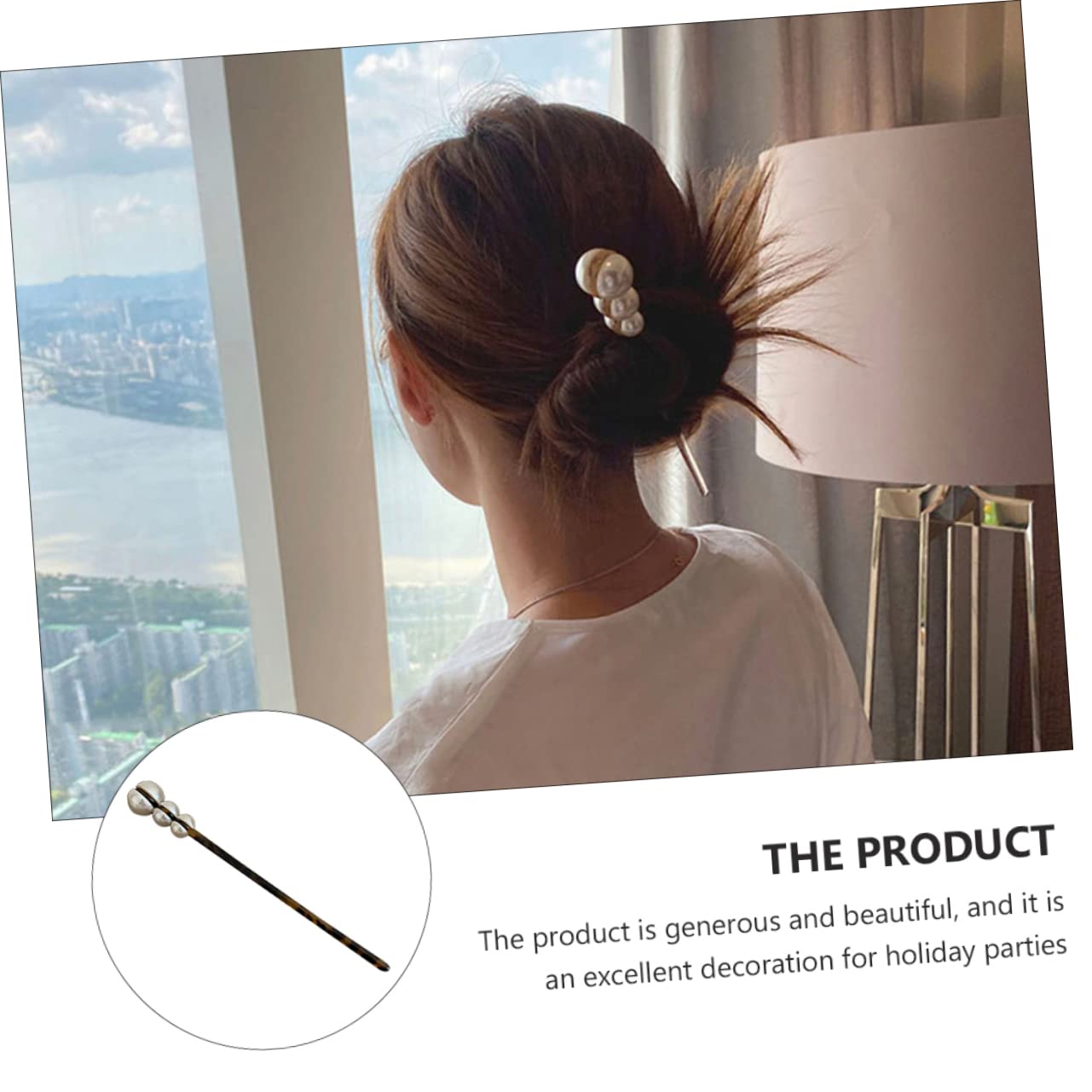 Beaupretty 5pièces Pince à Cheveux Style Accessoire Rétro Chinois Pour Chignon Élégant Et Parfait Pour Occasions Spéciales
