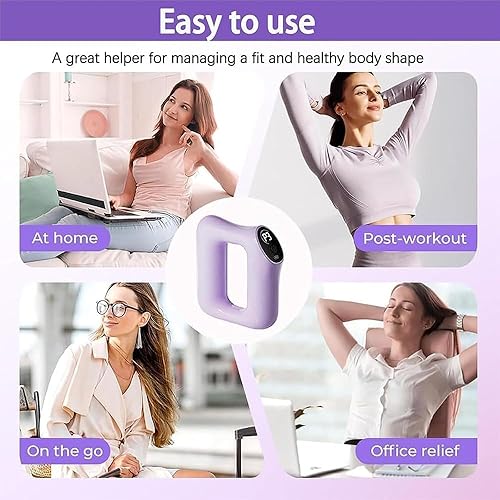 Miniatura 5 de Anillo multifuncional para fascia de cuerpo completo, masajeador de yoga para quemar grasa rápida, modos de masaje ajustables, diseño ergonómico