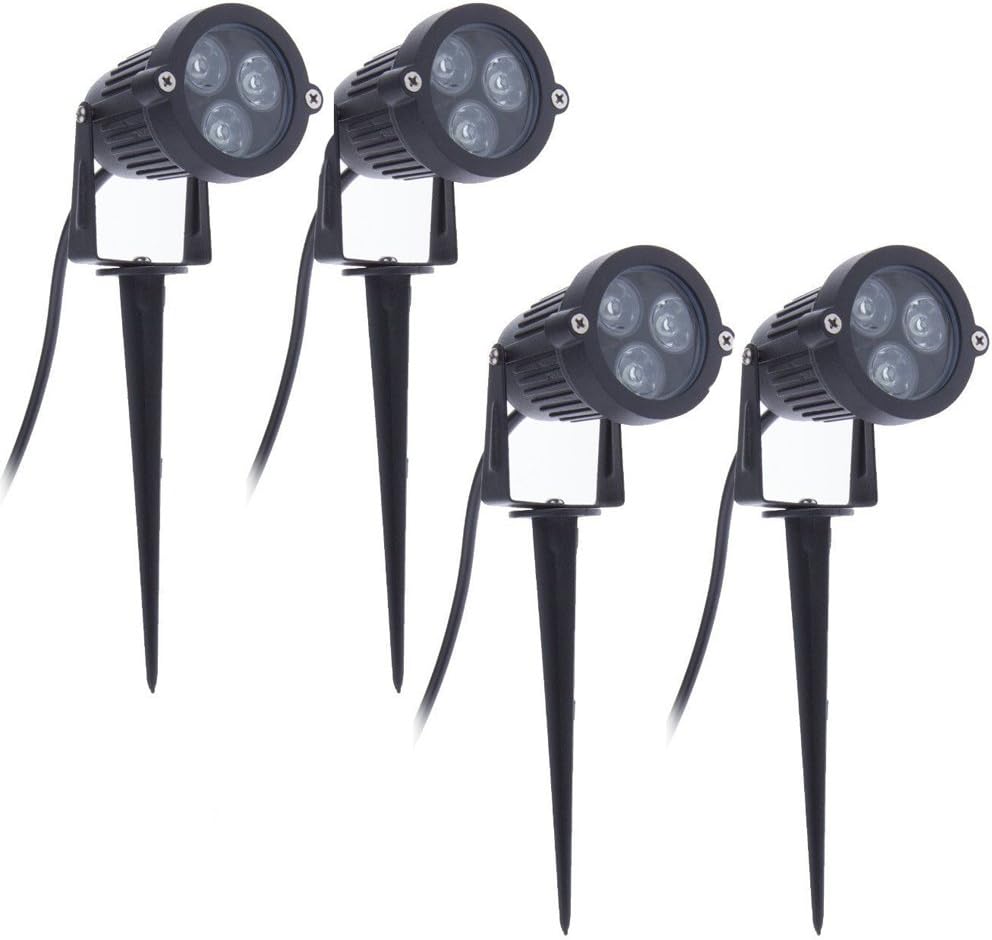 Faretti a LED da Giardino Esterno con Picchetti IP65 3W 220V Bianco