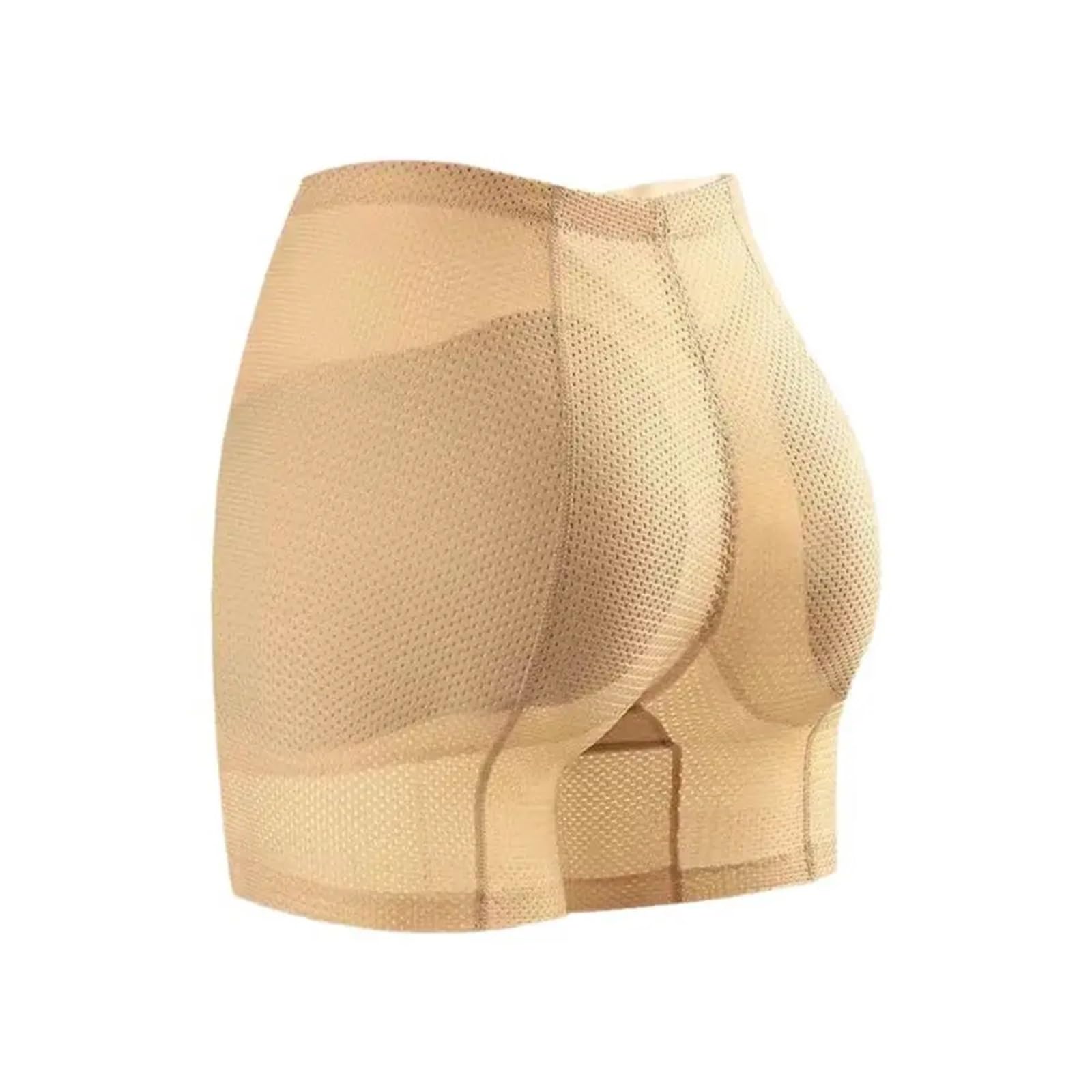 Shapewear Bragas Moldeadoras de Levantamiento de glúteos Transpirables - Realzador de Cadera Push-up con Ropa Interior Invisible con Control de Barriga(Beige-2XL)