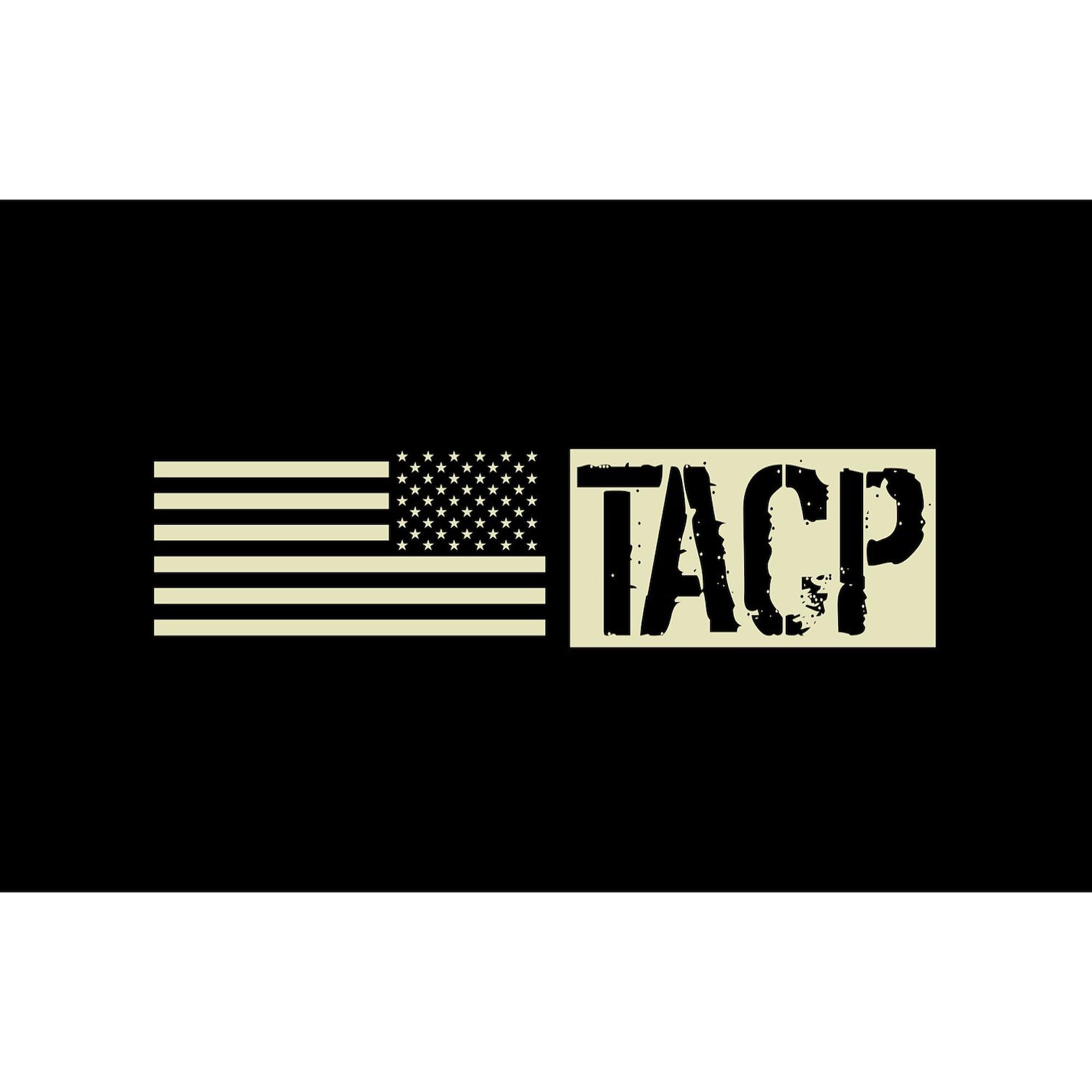 CafePress U.S. Air Force: TACP (Black Flag) Oval Car Bumper Sticker