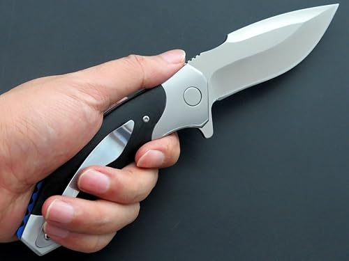 Miniatura 6 de Eafengrow EF15 Cuchillos de hoja plegable 7.9 pulgadas 9Cr18Mov Blade y G10 Mango Cuchillo de camping al aire libre