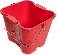 Vista 8 de San Jamar Kleen-Pail Pro - Cubo desinfectante con asa de alambre para limpieza, cocinas, restaurantes y uso de conserjería, plástico, 6 cuartos