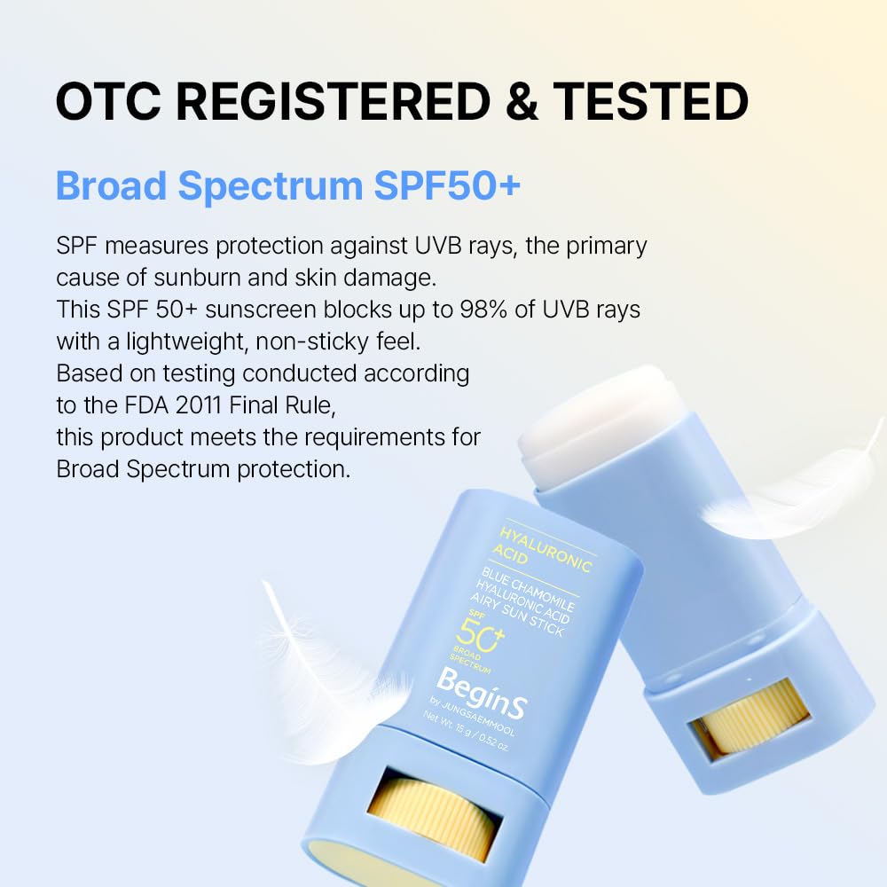 Blue Chamomile Hyaluronic Acid Airy Sun Stick