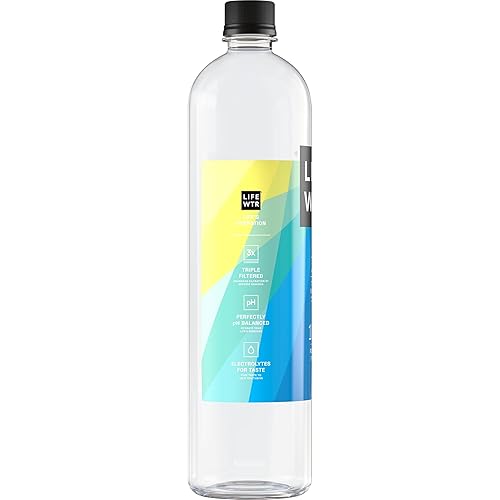 Miniatura 2 de LIFEWTR, Agua purificada premium, pH equilibrado con electrolitos, botella de 1 litro