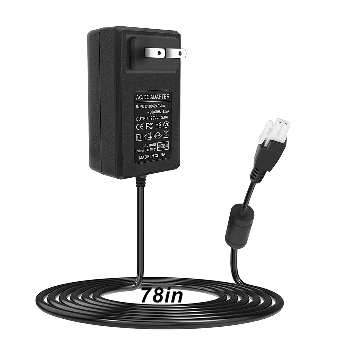 24V 2A Wall Plug-in Adjustable Desk Power Adapter for Single Motor Standing Desk 24V Standing Desk Motor Power