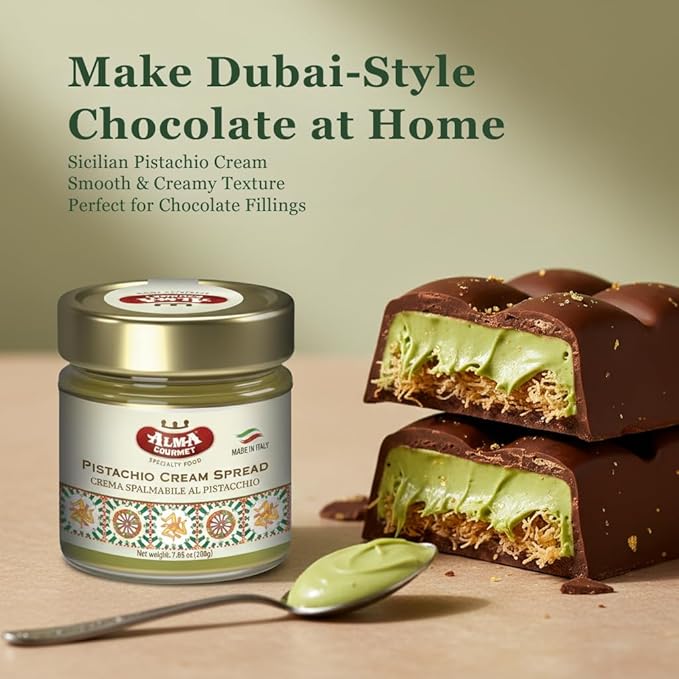 Crema de Pistacho Alma Gourmet 200g - Untable Gourmet Italiano miniatura 4