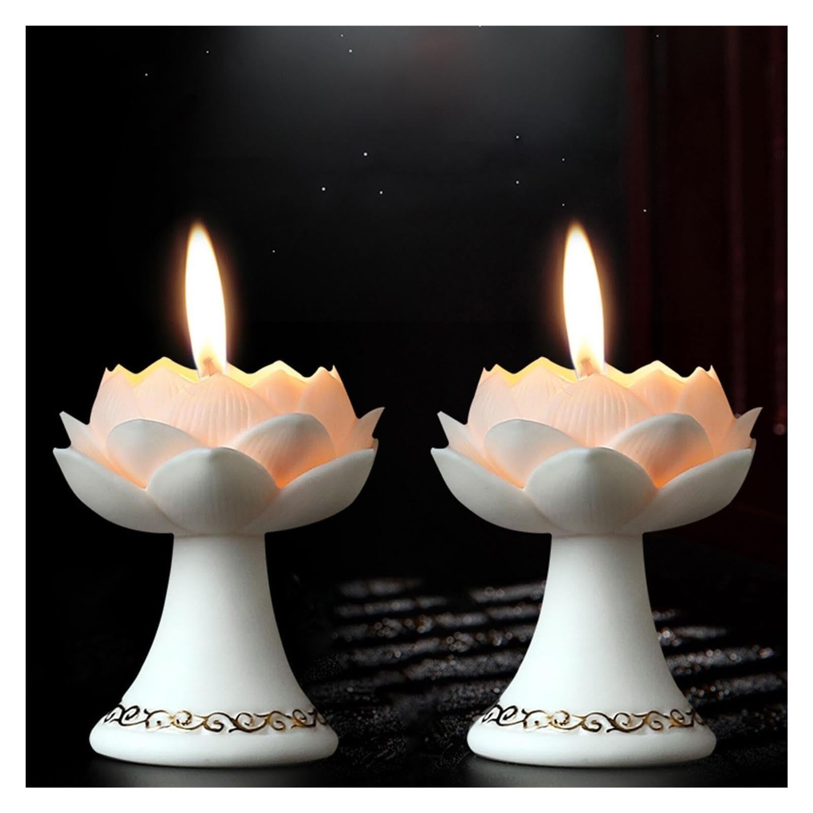 Candelabro a più bracci Una coppia di portacandele for TeaLight Decorazione per mensola del camino(A,S)