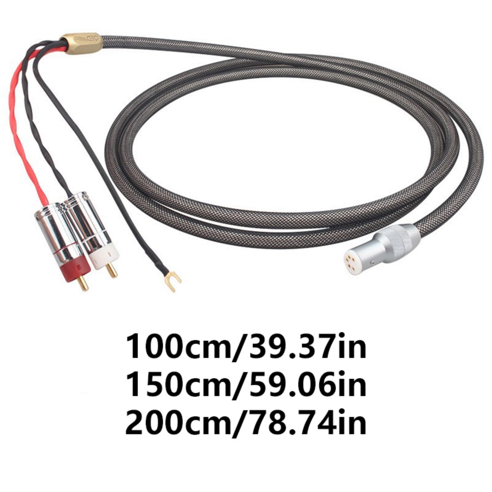 Spine di messa a terra Sound Phono Tonearm Cavo con Filo di Terra per Vinili Giradischi Estensione Cavo Accessorie Tonearm