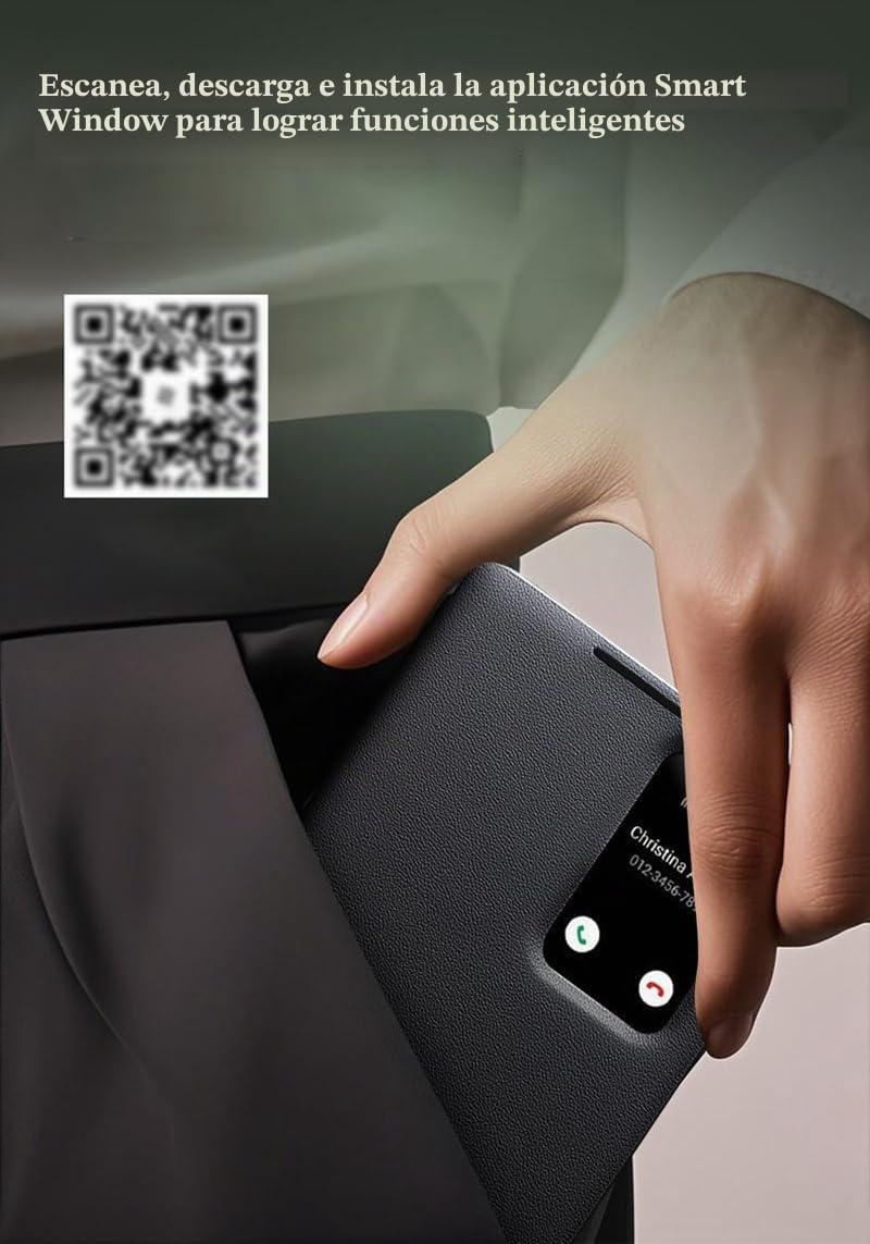 Funda de Cuero Inteligente de Alta Gama para Samsung Galaxy S25 Ultra. Voltear/Suspender/Responde la Llamada de Forma/Carcasa de Telefono Samsung S 25 Ultra