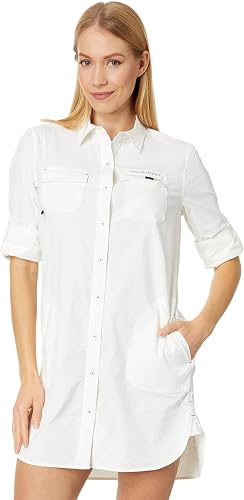 vineyard vines Harbor Seersucker Shirt Cover-Up, White Cap v3, 00