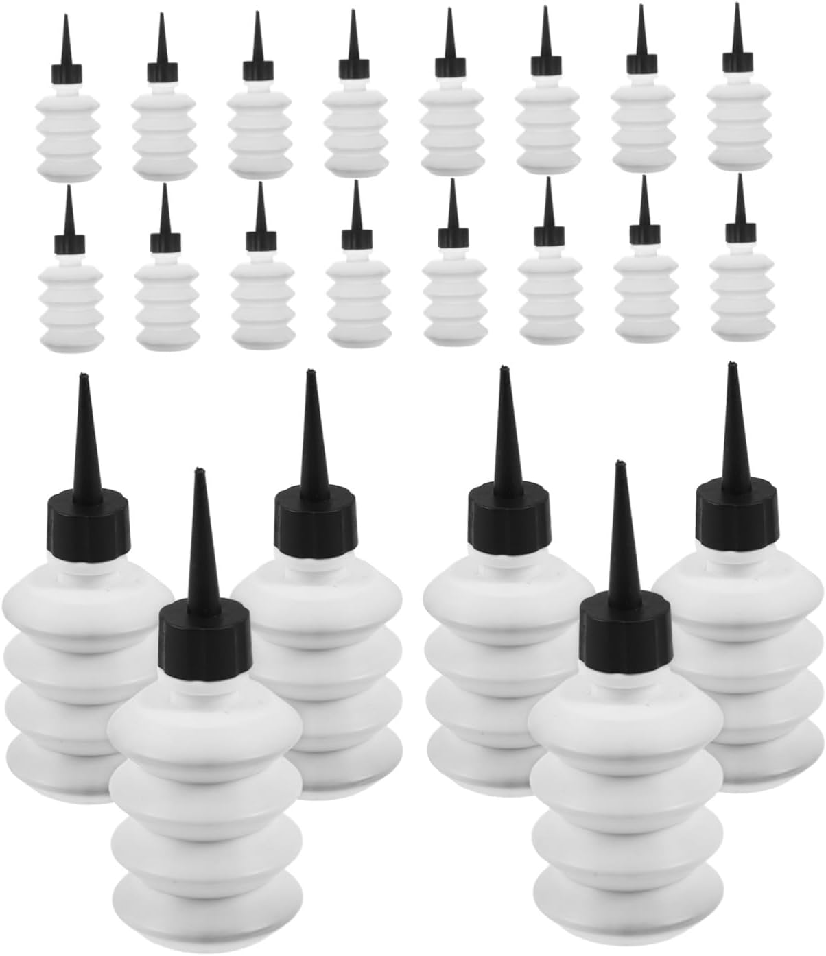 Abaodam Oil Based Marker Refill Ink Pigment Ink Replacement 24pcs 0.85 Fl Oz 25ml Permanent Large Tip Marker with Weather Resistant Oil Based Writing for Outdoor Advertising and School Use