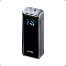 Anker Prime Power Bank, 26,250mAh 3-Port Portable Charger with 300W Max Output, Two-Way Charging, TSA-Approved, App Control, for MacBook, iPhone 17/16 Series, and More (Base Not Included)