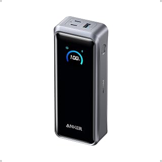 Anker Prime 26,250mAh Power Bank: 300W Output, 140W Fast Charge, TSA-Approved, App Control for MacBook Pro, iPhone 16/17